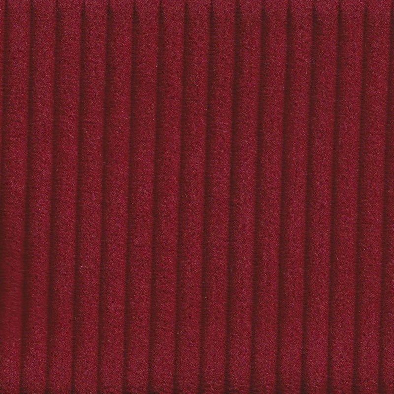 Coupon 3m Tissu Velours Côtelé Huggy Lie de Vin