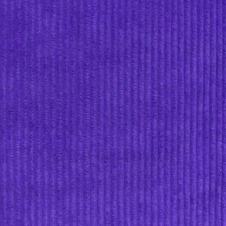 Coupon 3m Tissu Velours Côtelé Huggy Lavande