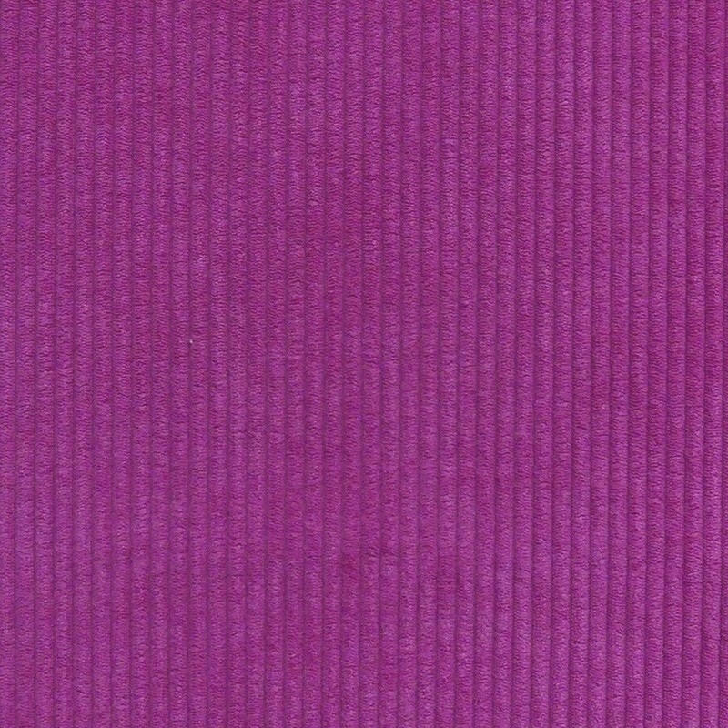 Coupon 3m Tissu Velours Côtelé Huggy Hibiscus