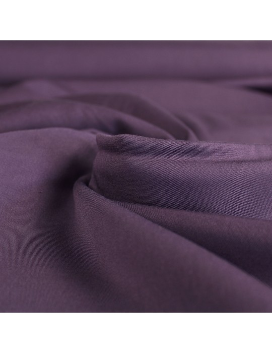 Tissu viscose uni violet