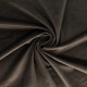 Coupon 3m Tissu Velours Chocolat