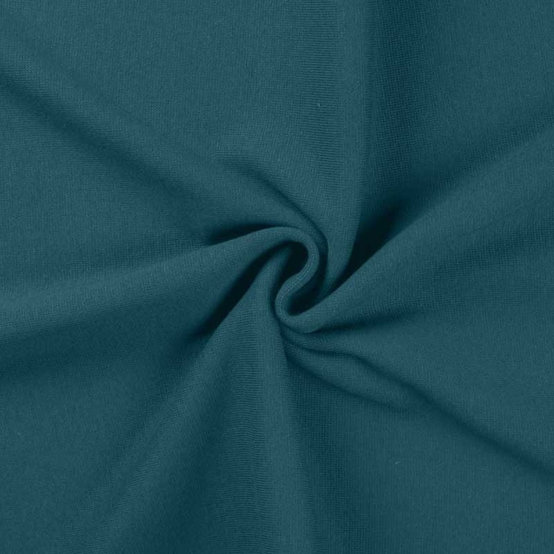 Coupon 3m Tissu Bord Cote Uni Pétrole