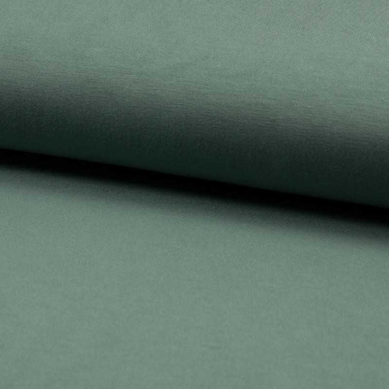 Coupon 3m Tissu Maille Viscose de Bambou Menthe