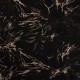 Coupon 3m Tissu Jersey Viscose Extensible Imprimé Foil Noir 