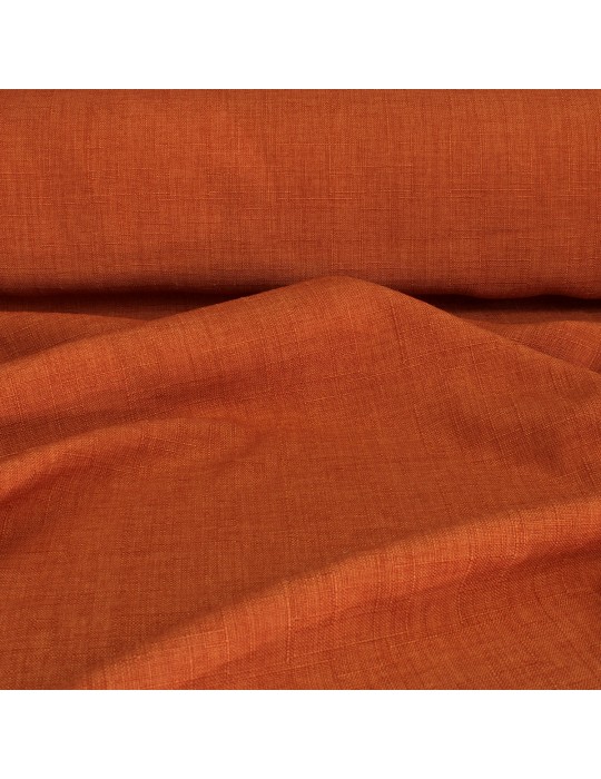 Tissu ameublement 100 % polyester orange