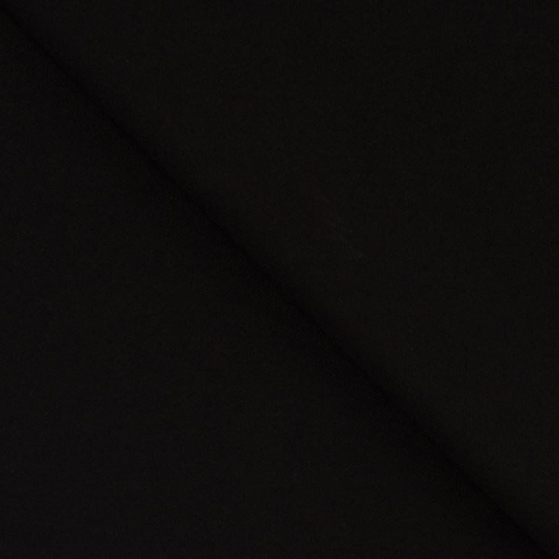 Coupon 3m Tissu Viscose Stretch Noir 