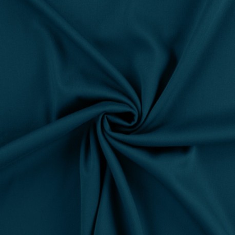 Coupon 3m Tissu Viscose Stretch Petrole