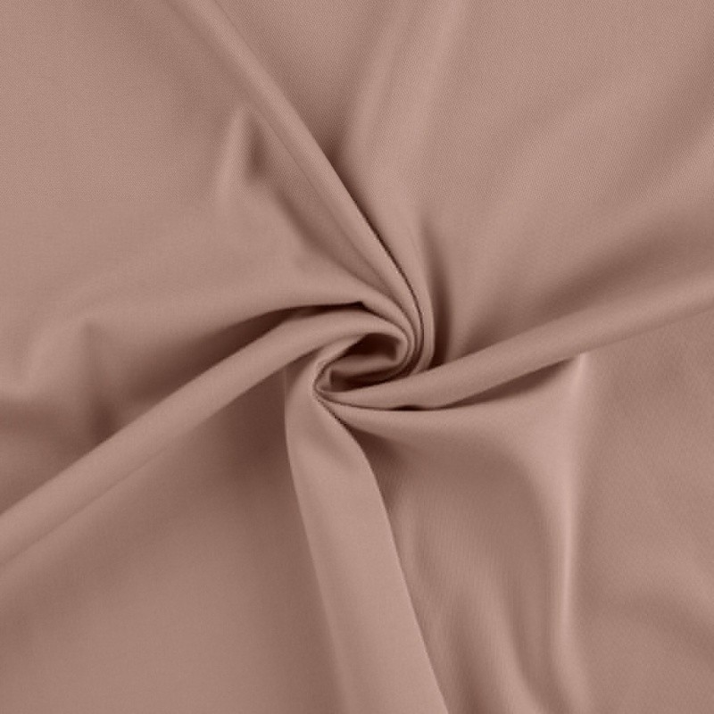 Coupon 3m Tissu Viscose Stretch Vieux Rose 