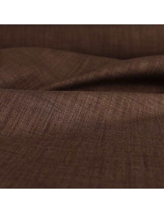 Tissu obscurcissant uni polyester 300 cm marron