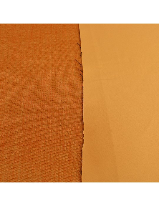 Tissu obscurcissant uni polyester 300 cm orange