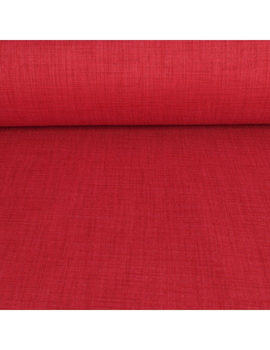 Tissu obscurcissant uni polyester 300 cm rouge