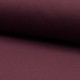Coupon 3m Tissu Bord Cote Uni Aubergine 