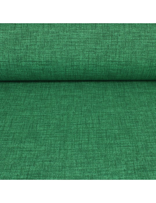 Tissu coton/polyester grande largeur vert