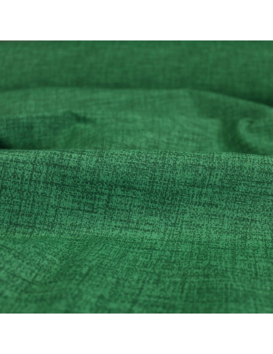 Tissu coton/polyester grande largeur vert