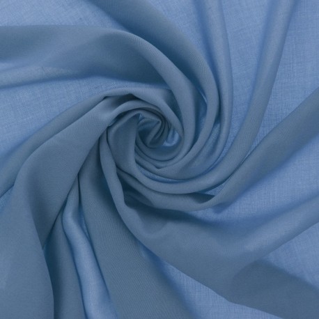 Coupon 3m Tissu Viscose Unie Lisette Jeans