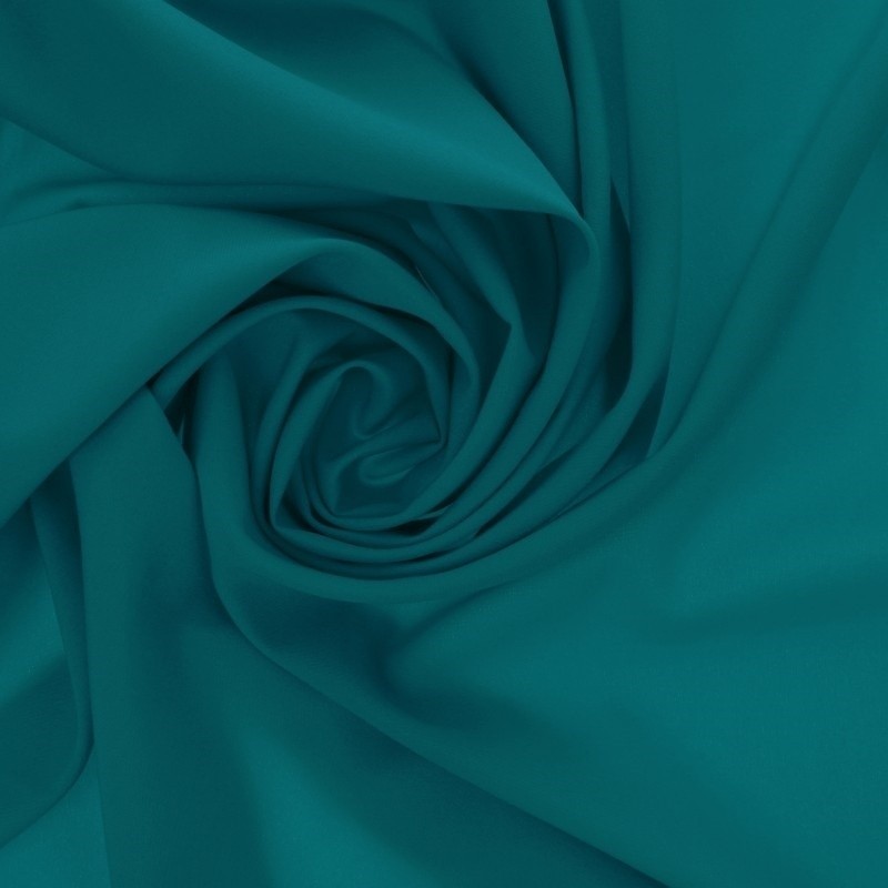 Coupon 3m Tissu Viscose Unie Lisette Canard