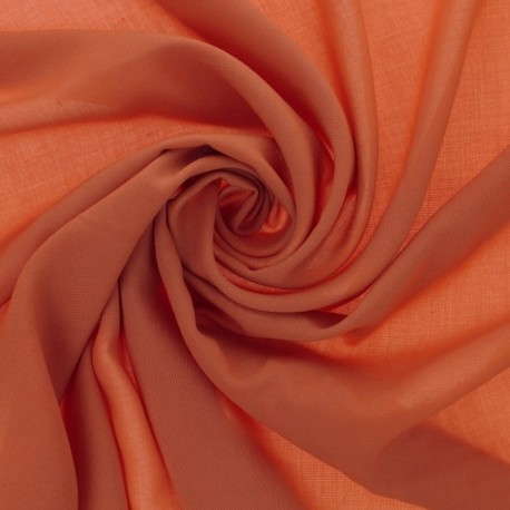 Coupon 3m Tissu Viscose Unie Lisette Grenadine