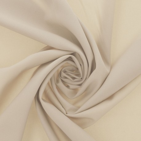 Coupon 3m Tissu Claudine Uni Ecru 
