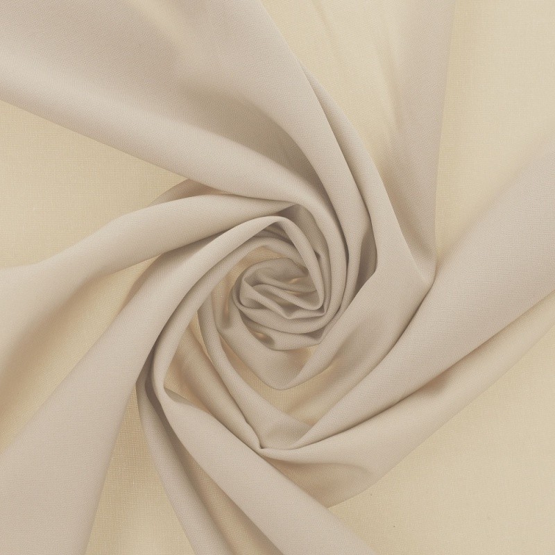 Coupon 3m Tissu Claudine Uni Ecru 