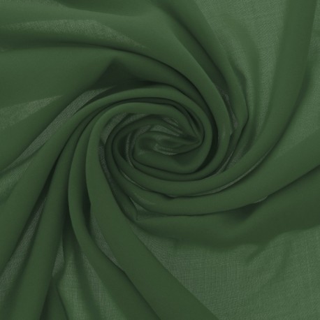 Coupon 3m Tissu Claudine Uni Olive