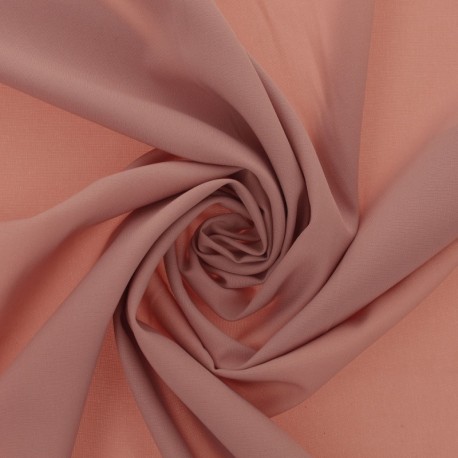 Coupon 3m Tissu Claudine Uni Rose 