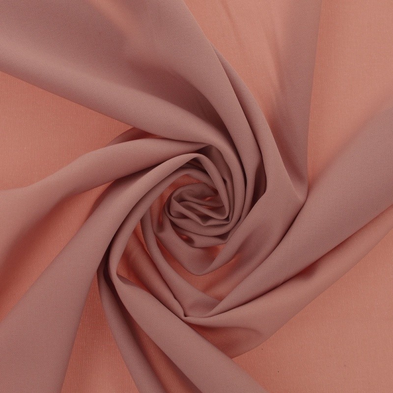 Coupon 3m Tissu Claudine Uni Rose 