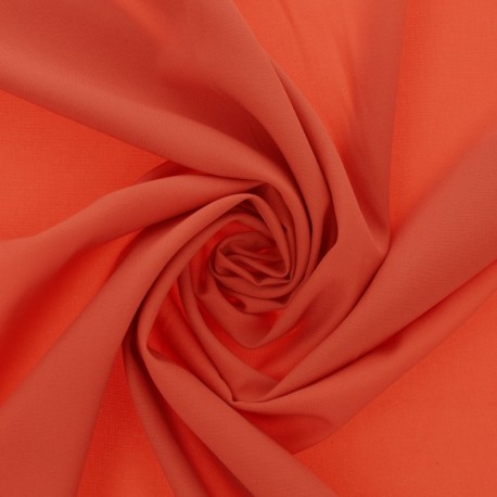 Coupon 3m Tissu Claudine Uni Orange