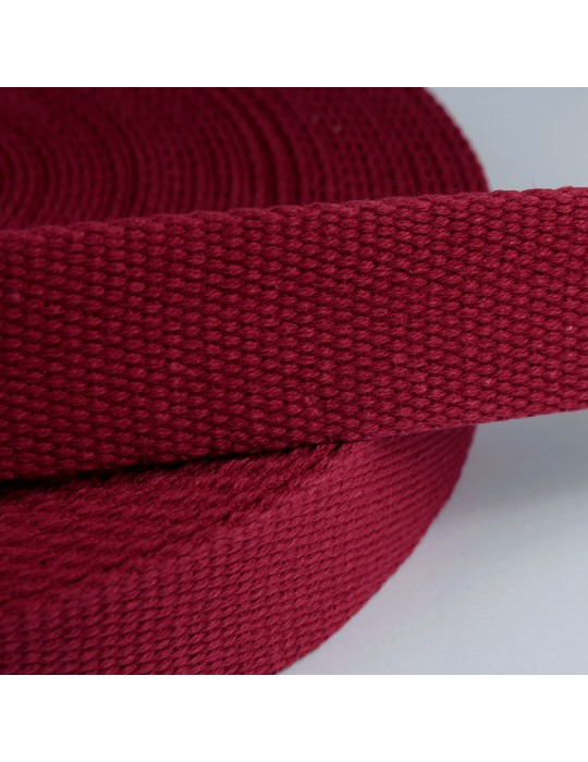 Sangle coton 30 mm  rouge