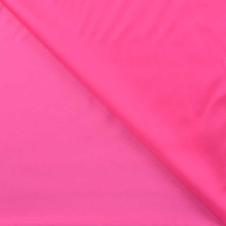 Coupon 3m Tissu Viscose Satin Fuchsia