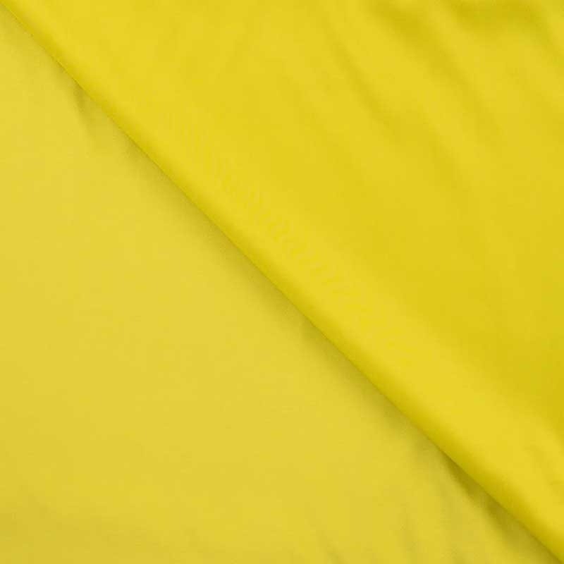 Coupon 3m Tissu Viscose Satin Citron