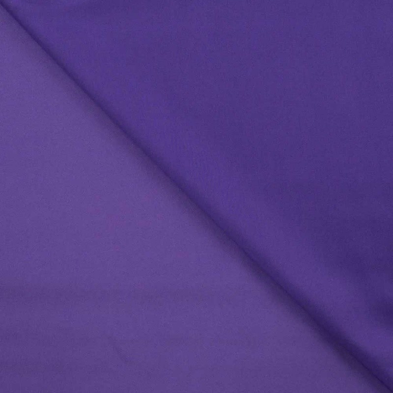 Coupon 3m Tissu Viscose Satin Violet 
