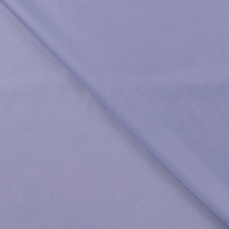 Coupon 3m Tissu Viscose Satin Bleu Ciel 