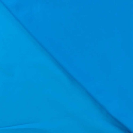 Coupon 3m Tissu Viscose Satin Turquoise