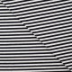 Coupon 3m Tissu Viscose Elasthanne Rayure Marine 5mm 