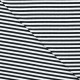 Coupon 3m Tissu Viscose Elasthanne Rayure Noire 5mm 