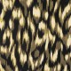 Coupon 3m Tissu Viscose Stretch Imprimé Kaki 