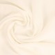 Coupon 3m Tissu Viscose Polyester Uni Blanc 