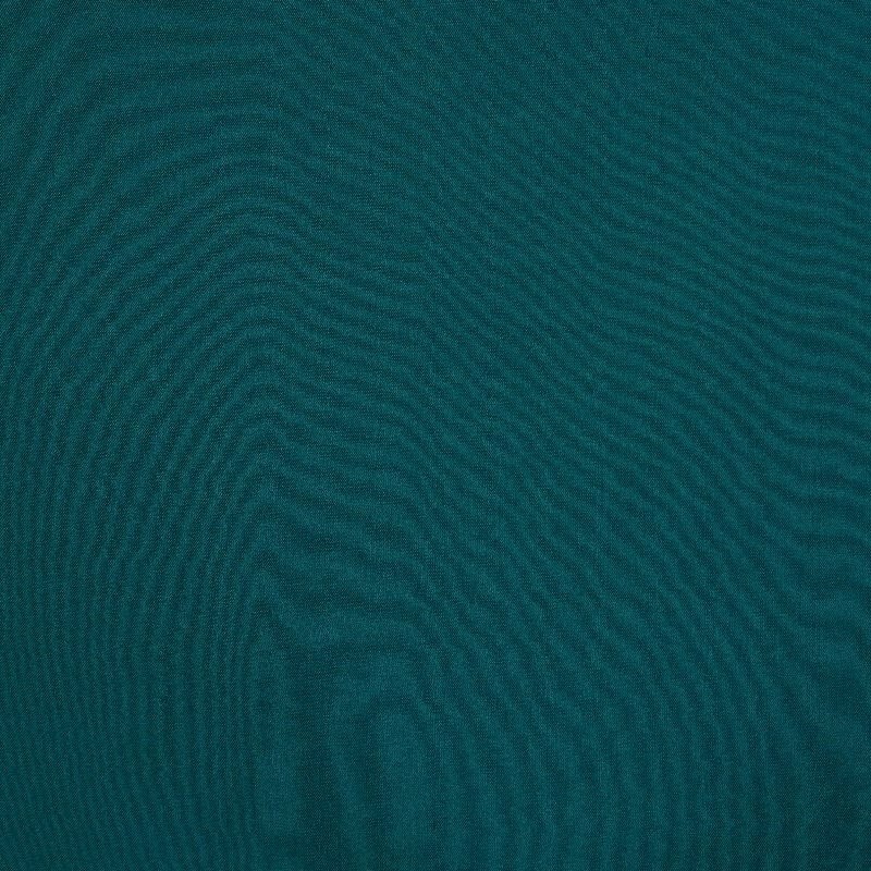 Coupon 3m Tissu Viscose Twill Uni Bleu Petrole 