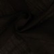 Coupon 3m Tissu Viscose Lin Uni Noir