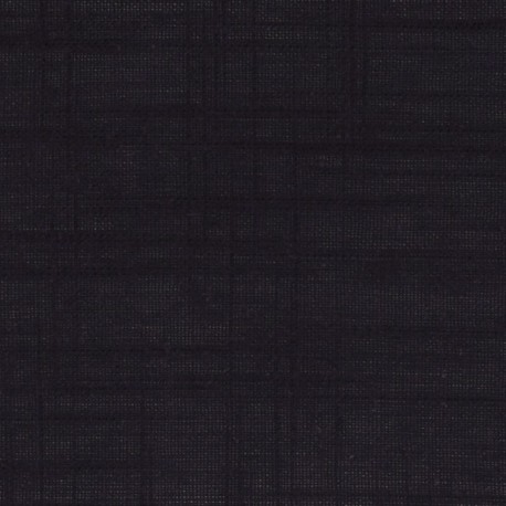 Coupon 3m Tissu Viscose Lin Uni Marine