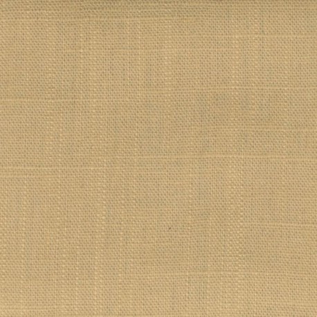 Coupon 3m Tissu Viscose Lin Uni Beige