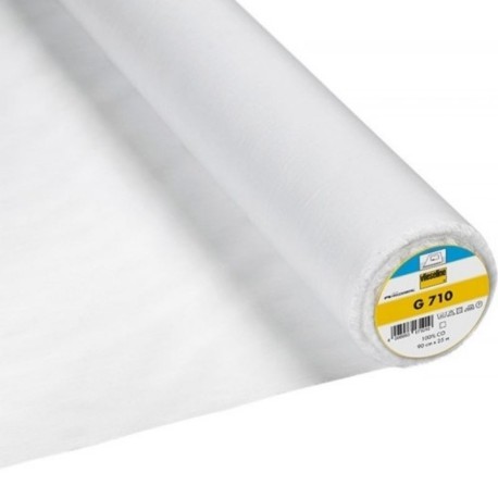 Coupon 3m Tissu Vlieseline G710 Entoilage Tissé Blanc 
