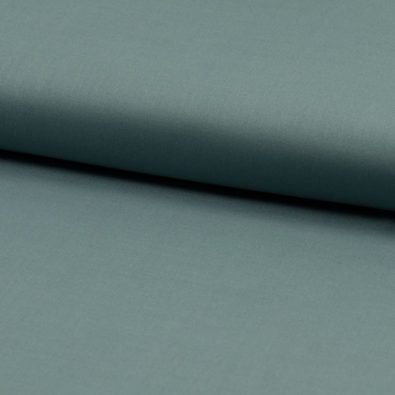 Coupon 3m Tissu Voile De Coton Toucher Soie Céladon