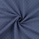 Coupon 3m Tissu Voile de Coton Plumetis Bleu
