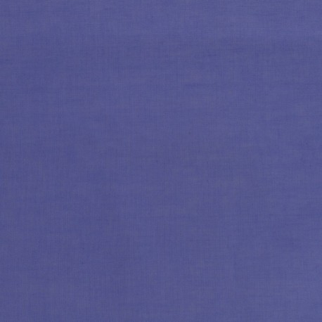 Coupon 3m Tissu Elsa Voile de Coton Bleu Roi 