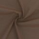 Coupon 3m Tissu Elsa Voile de Coton Chocolat 