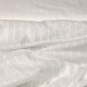 Coupon 3m Tissu Voile de Coton Brode Plumetis Blanc 