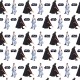 Coupon 3m Tissu Popeline Starwars Imprimé Blanc 