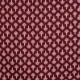 Coupon 3m Tissu Voile de Coton Imprimé Cognac