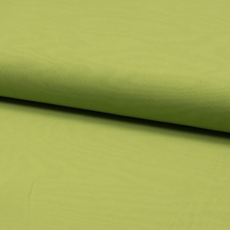 Coupon 3m Tissu Voile de Luxe Kiwi 